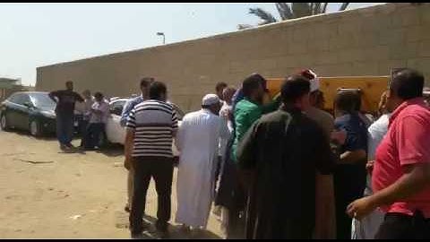 3-من جنازة علامة القراءات الشيخ عبدالحكيم عبداللطيف شيخ عموم المقارئ المصرية 9-9-2016