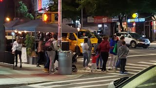 NYC LIVE Walking Times Square, Restaurant Row, 9th Avenue, Manhattan (October 3, 2020)