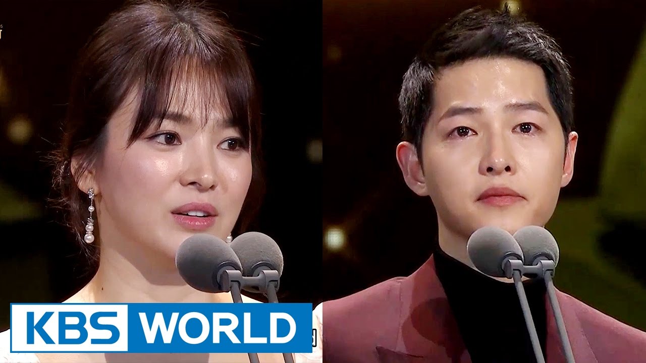 Song Joongki  Song Hyegyo receives the Grand Prize 2016 KBS Drama Awards20170103