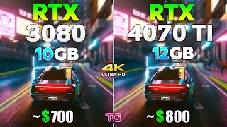 RTX 4070 Ti vs RTX 3080 - Test in 4K