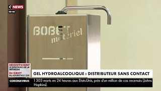 Gel hydroalcoolique : bientôt des distributeurs sans contact ?