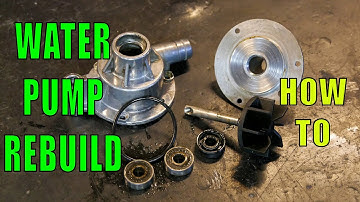 Kart Pump Rebuild : New Bearings, Seal, O-Ring & Impeller Shaft For Righetti Ridolfi K514 Water Pump