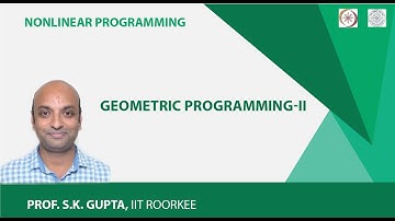 Geometric Programming-II