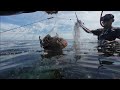 MENJARING IKAN PANTAI PULAKI BANYAK IKAN BARONANG NEMPEL