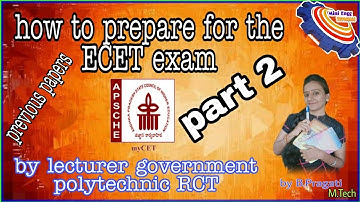 Previous papers for ECET EXAM MINI ENGG TUTORIALS