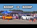 800hp Mercedes-AMG E63s -vs- 800hp Lamborghini Huracán