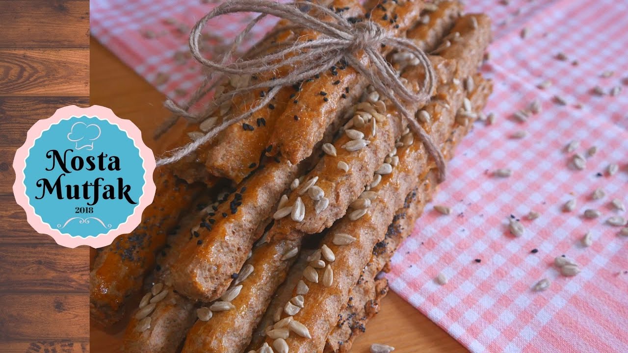 Tam Buğday Unlu Galeta Tarifi - Homemade Wheat Flour Crackers