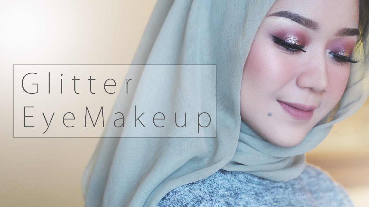 Glitter EyeMakeup Tutorial Cheryl Raissa YouTube