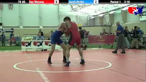 Ray Moreno vs. Jacob Porter at 2013 ASICS FILA Cad...