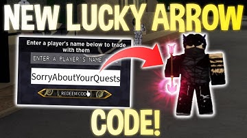 [YBA] NEW LUCKY ARROW CODE! (Update v1.34)