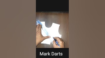 How to Manipulate Asymmetric Darts. Part 1. #YouTubeShots #diy #learn #support