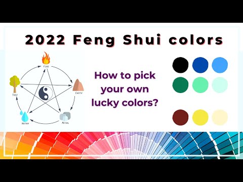 2022 feng shui colors of the year and how to pick your lucky colors?