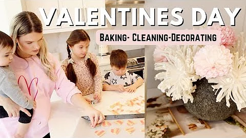 Valentines day clean and decorate | valentines day decorate with me 2022