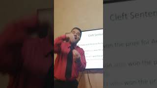 الاستاذ محمد الحسنات -شرح الجملة المجزءة ببساطة Cleft Sentence