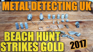 METAL DETECTING UK 2017, Beach hunt cs4pi