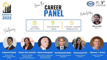 Career Panel at IGARSS 2022