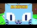 ALL YouTubers HATCHED *RAINBOW HUGE PIXEL CAT* On CAMERA! | PET SIMULATOR X