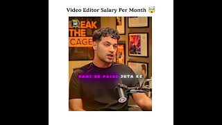 Video Editor Salary Per Month 🤯 || @rajshamani  #motivation #podcast #shortvideo  #inspiration