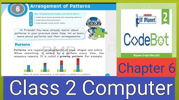Arrangement of Patterns + Solution | Class 2 Computer Chapter 6 #codebot #aps