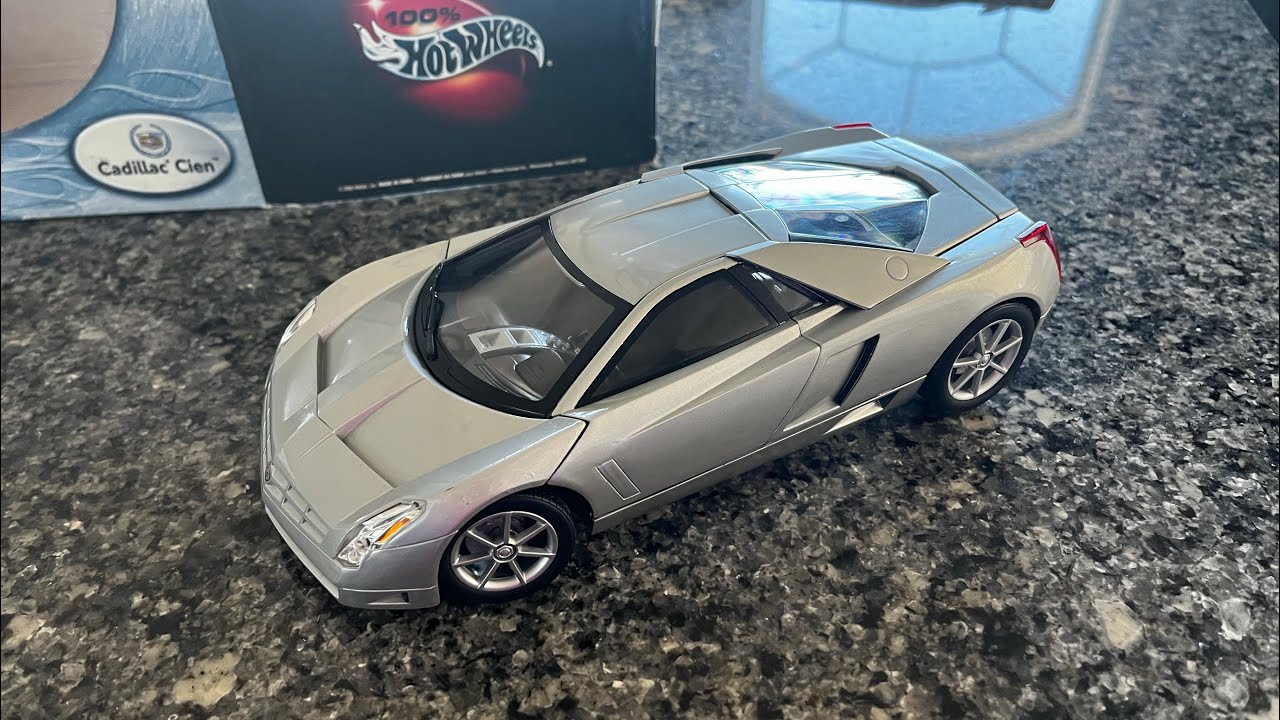 未開封 1/18 Hot Wheels Cadillac Cien キャデラック HOT WHEELS Cadillac Cien Concept Silver Car HW First Editions 2003