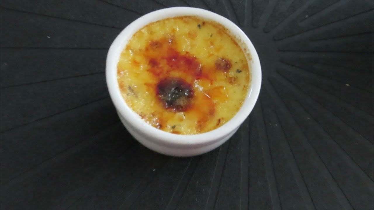Simpel en makkelijk te maken Crème Brûlée