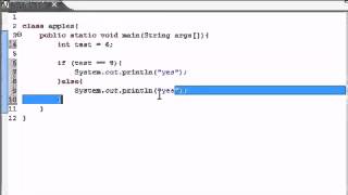 Java beginner Tutorial 10 - If Statement