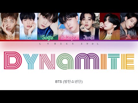 BTS (방탄소년단) ''Dynamite'' Colour Coded Lyrics [Rom/Han/Eng]