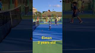Elman. 3 years old #tennis