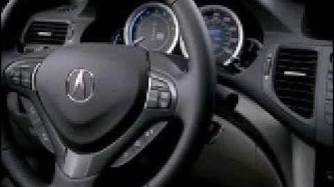 2009 Acura TSX introduction footage