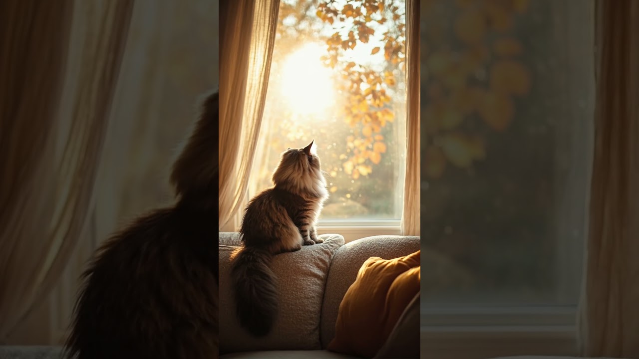 Serene Cat Relaxation | Tranquil Zen Moment | Therapeutic ASMR Video 