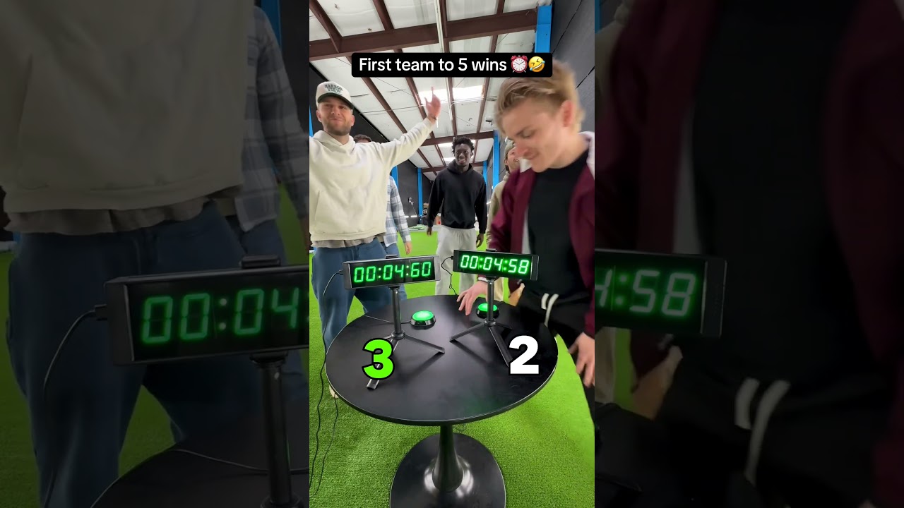 Blind Timer Team Challenge 😂⏰