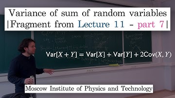 Variance of Sum of Random Variables | Fragment from Lecture 11 - Part 7