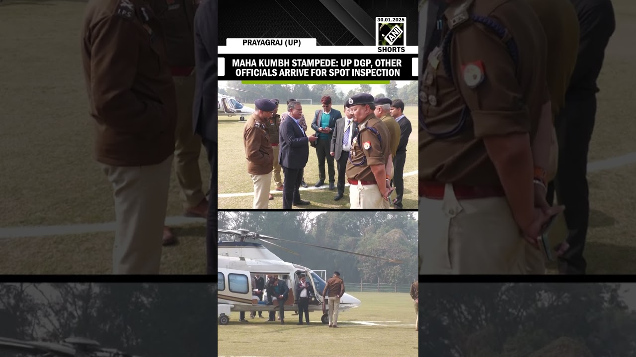 Maha Kumbh Stampede: UP DGP Prashant Kumar, other officials arrive for spot inspection