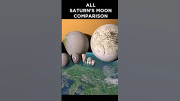 All Saturn’s Moon Comparison! 🪐🤯