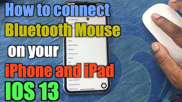 How to connect Bluetooth mouse in iPad or iPhone: IOS 13