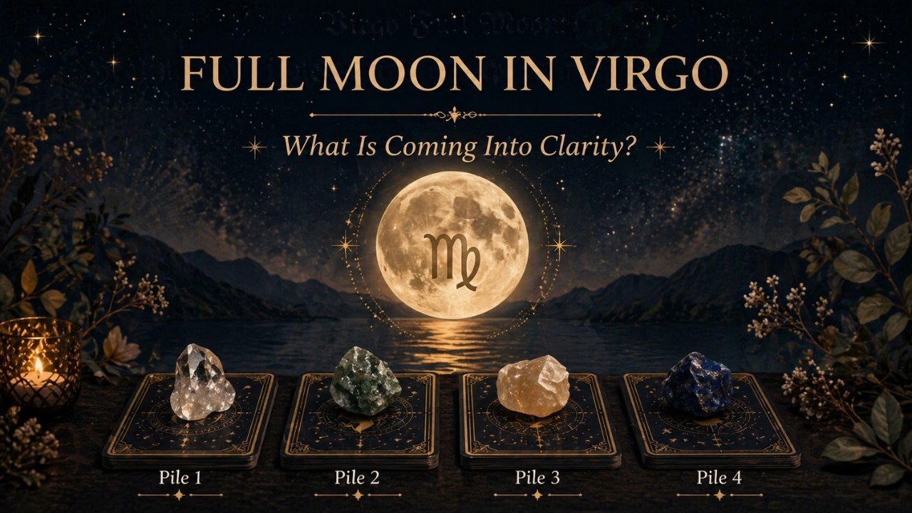 (っ◔◡◔)っ ♥ Shadow Work ♥ - Virgo Full Moon: Healing your inner critic to amplify magnetic confidence
