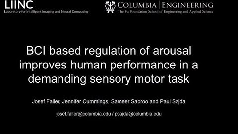 BCI Based Regulation of Arousal Improves Human Performance in a Demanding Sensory Motor Task