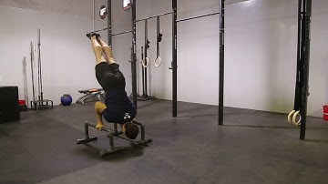 L sit Press to Shoulder Stand