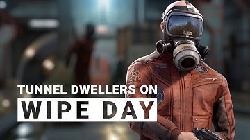 Tunnel Dwellers on wipe day in Rust