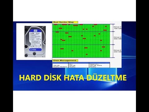 Video: Kötü Sektörlerden Bir Sabit Disk Nasıl Tedavi Edilir