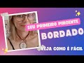 Aprenda hoje a bordar seu primeiro pingente à mão!