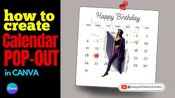 Verjaardagskalender Pop-Out Canva Tutorial Stap voor Stap voor de Canva Beginner