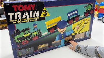 Rare Vintage Set - Tomy Train 3 from the UK