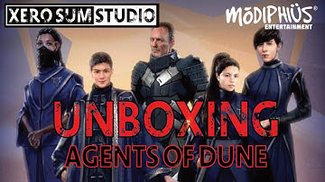 First Look: Unboxing the Agents of Dune boxset for Modiphius