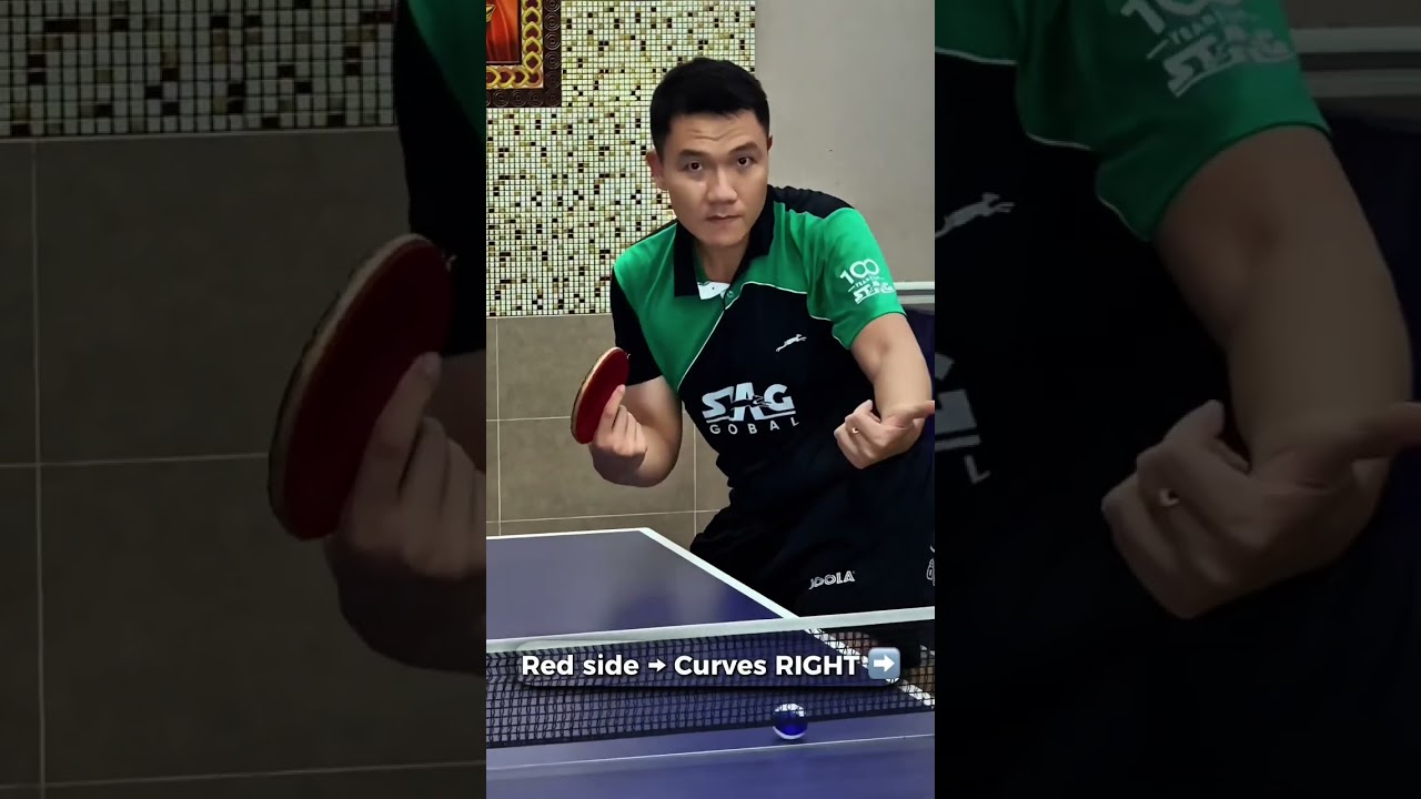 Change the Side → Curve the Ball BOTH Ways ⚫🔴 | Advanced Speed Serve 🏓🔥
