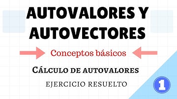 Autovalores y Autovectores de una matriz | Conceptos básicos