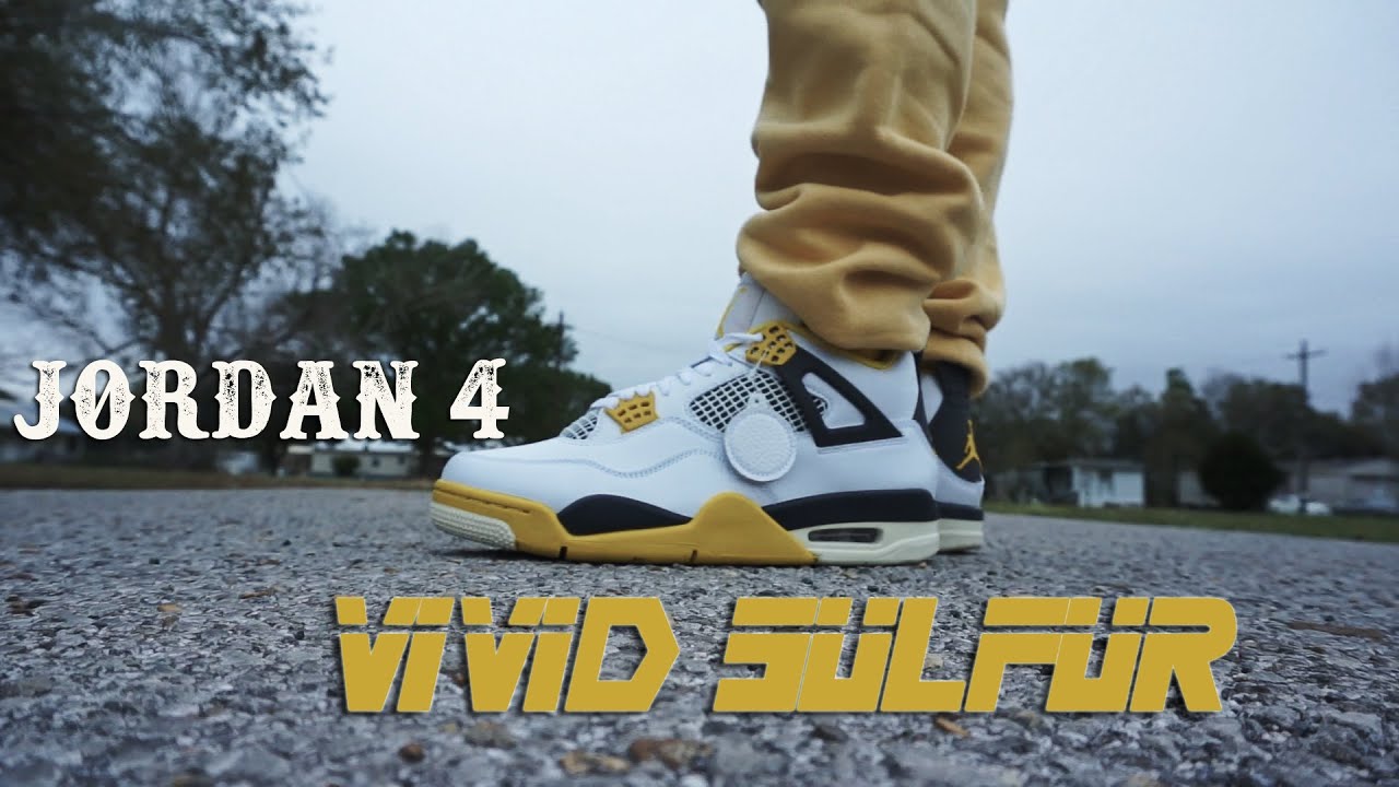 Early Look Air Jordan 4 'Vivid Sulfur' REVIEW with on foot