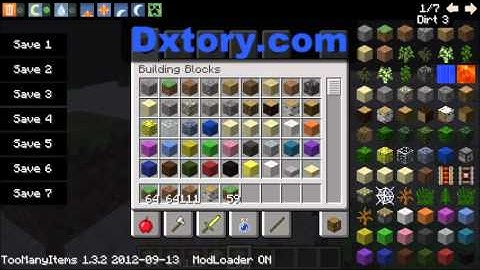 Minecraft Mods | Episode 1 | TooManyItems | 1.3.2