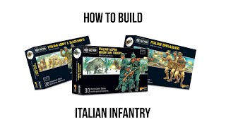 How to Build Italian Infantry for Bolt Action