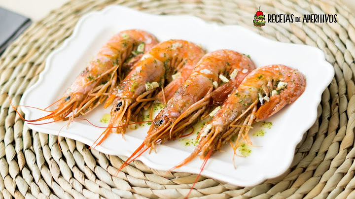 GAMBONES al HORNO con VINO BLANCO - Los más fáciles del mundo
